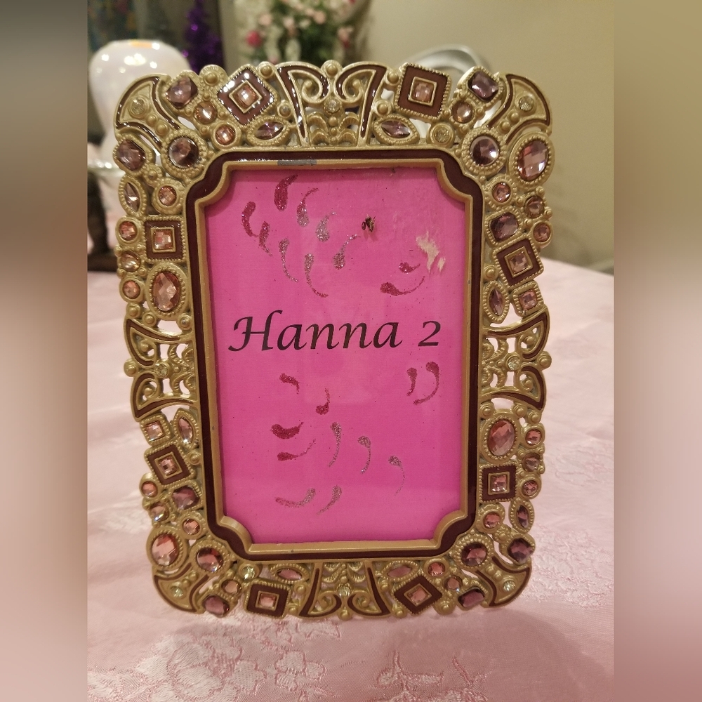 Rhinestone Picture Frame 4" x 5"